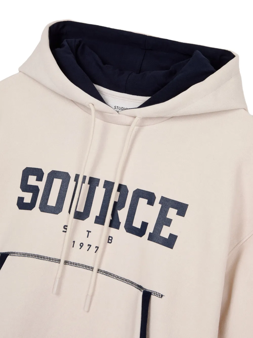 TOMBOY Hoodie met logoprint Wit