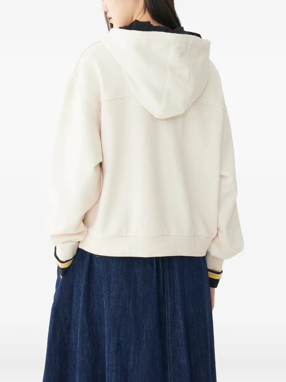 TOMBOY Hoodie met logoprint Wit