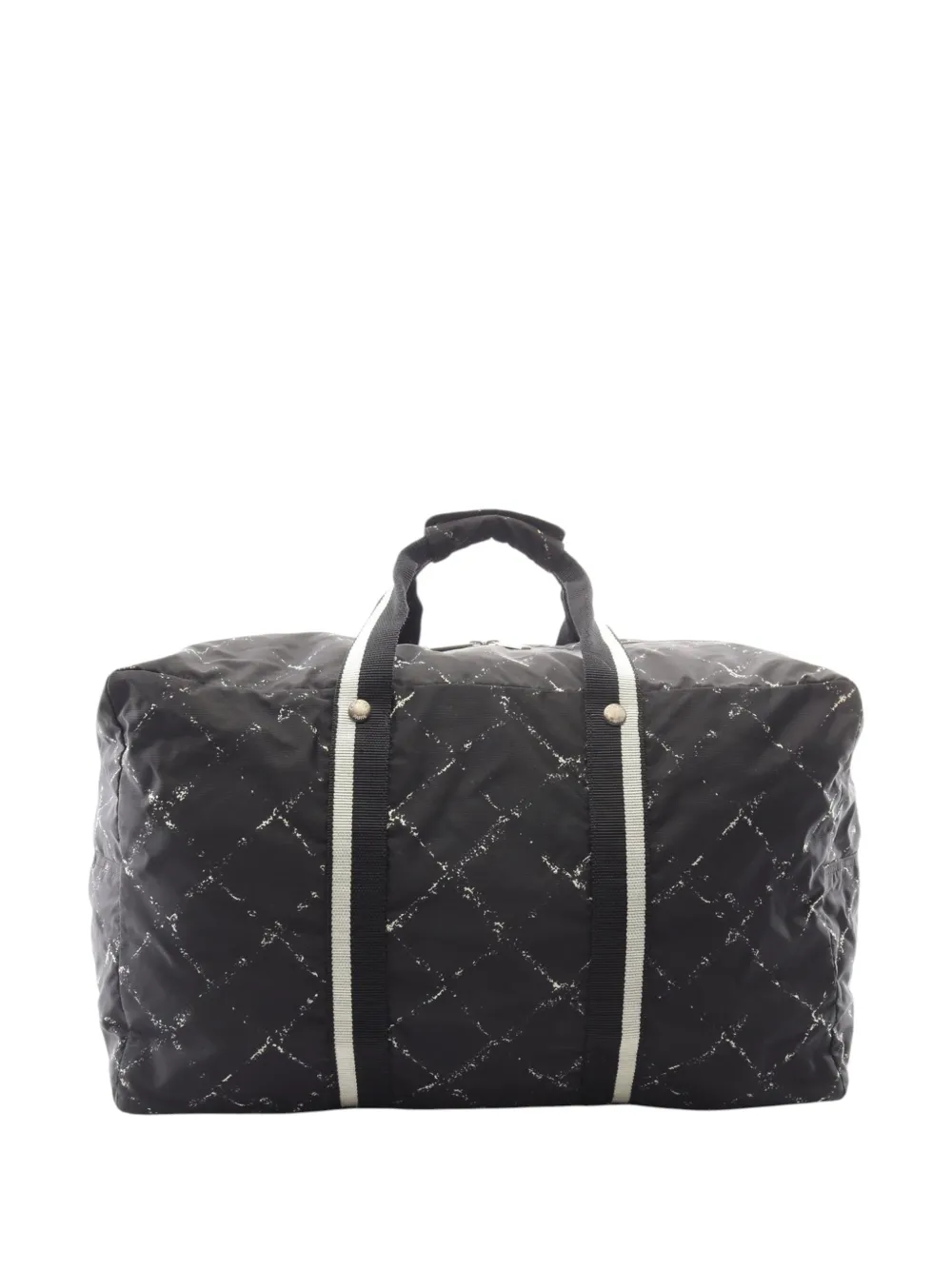 CHANEL Pre-Owned 1997-1999 Old Line Nylon travel bag - Black