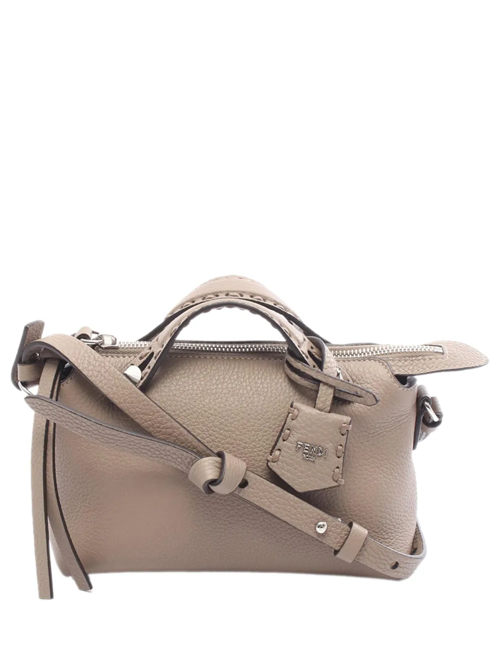 Fendi Pre-Owned 2000-2010 Mini Leather Selleria By The Way satchel - Nude