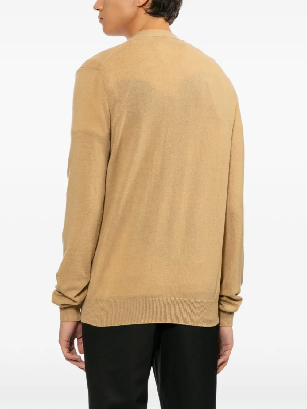 Comme Des Garçons Play Vest met geborduurd logo Bruin