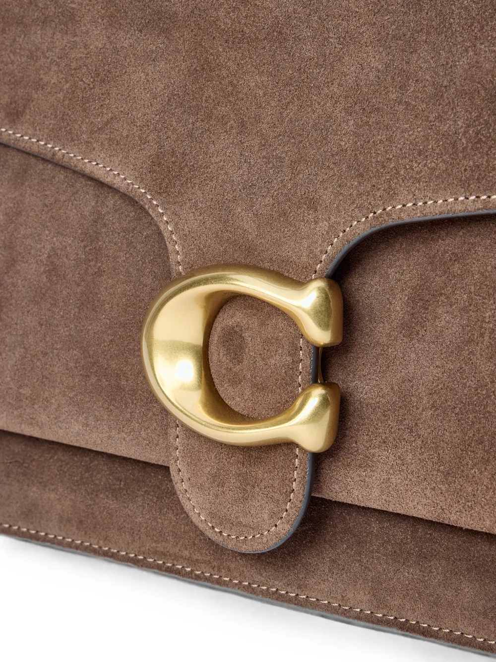 Coach 36 Tabby schoudertas met logo-plakkaat Bruin