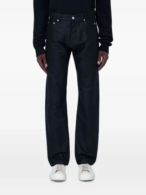 Rick Owens belt-loop straight-leg jeans