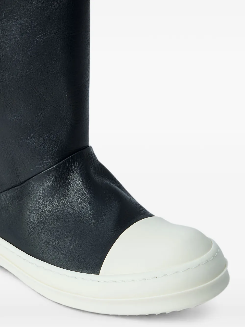 Rick Owens Sneakwaders round-toe boots Zwart