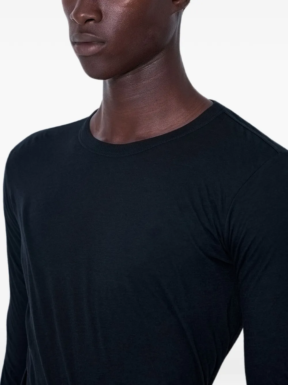 Rick Owens T-shirt met lange mouwen Zwart