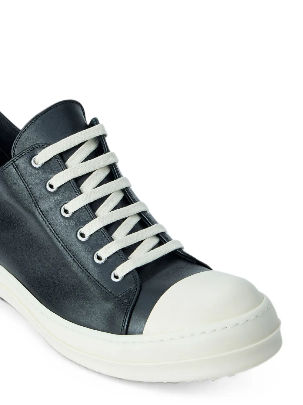Rick Owens lace-up low-top sneakers Zwart