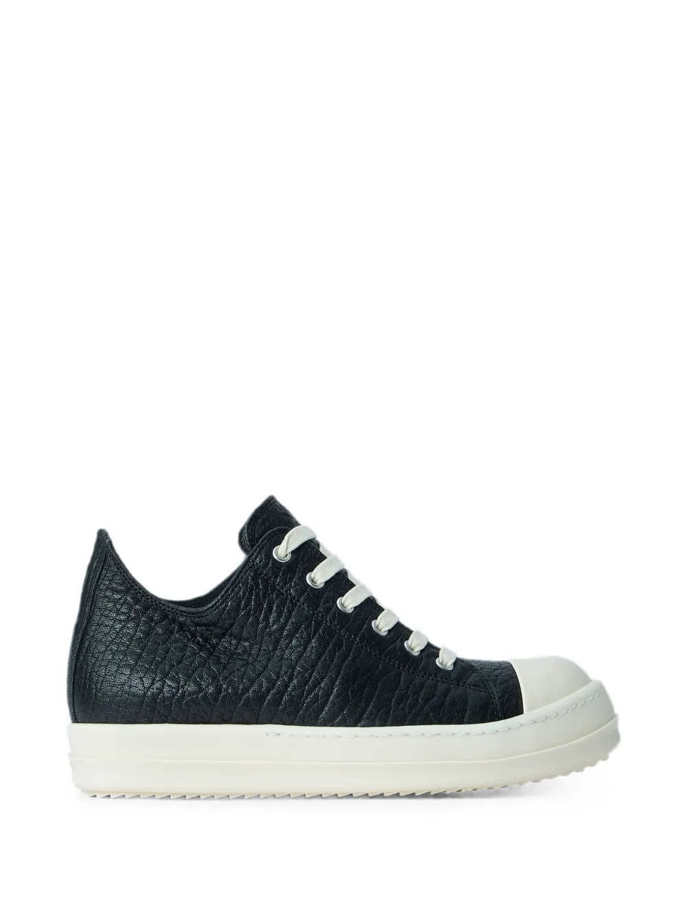 Rick Owens textured low-top sneakers - Nero