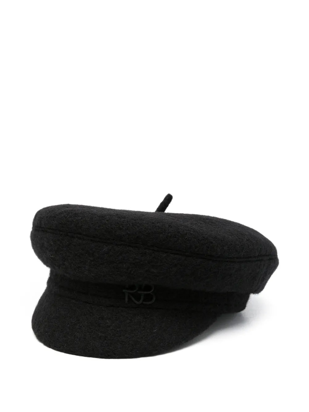 Ruslan Baginskiy casquette gavroche à plaque logo - Noir Ruslan Baginskiy casquette gavroche à plaque logo - Noir