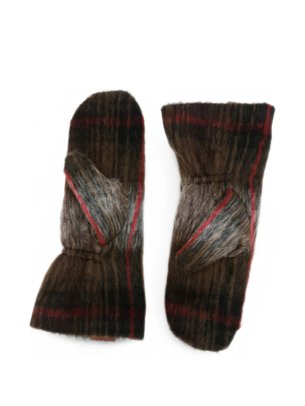 Ruslan Baginskiy Geruite handschoenen Bruin