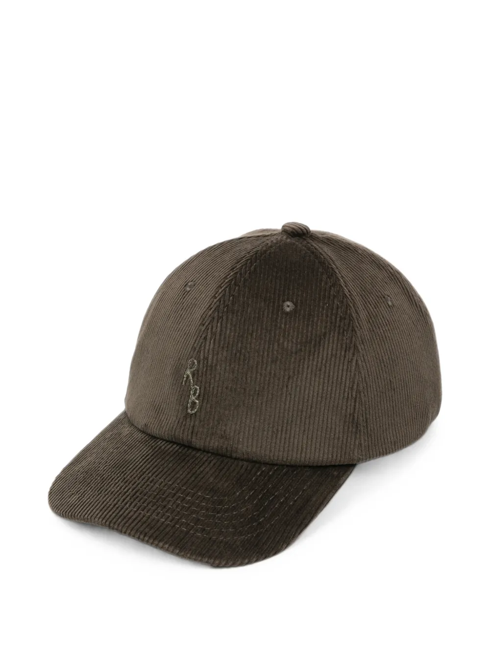 Ruslan Baginskiy corduroy logo-embroidered baseball cap - Marrone