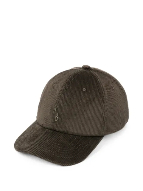 Ruslan Baginskiy corduroy logo-embroidered baseball cap