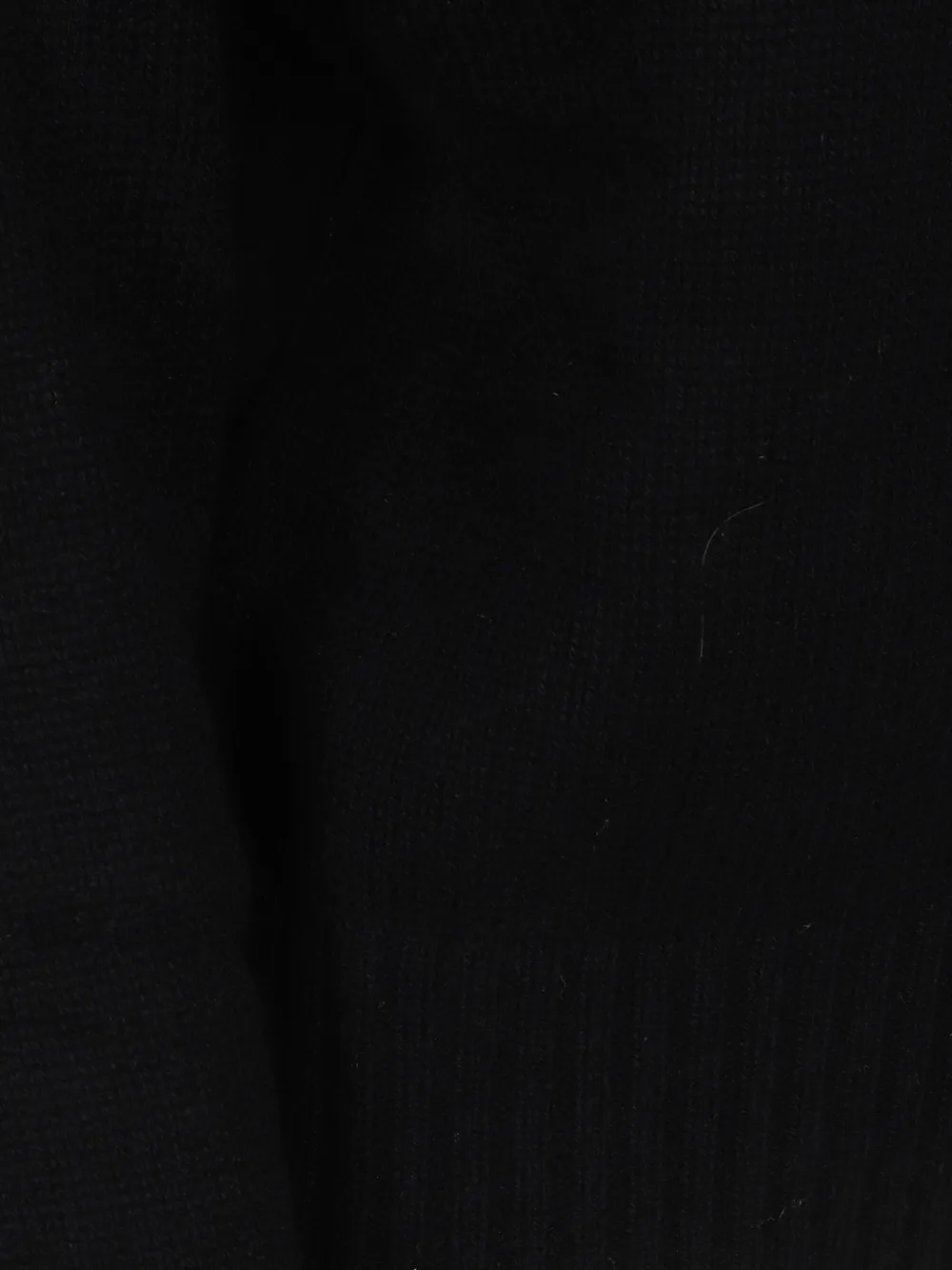 Allude roll-neck ribbed-trim sweater Zwart