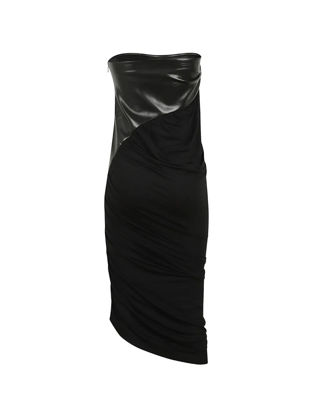 THE ANDAMANE Strapless maxi-jurk Zwart