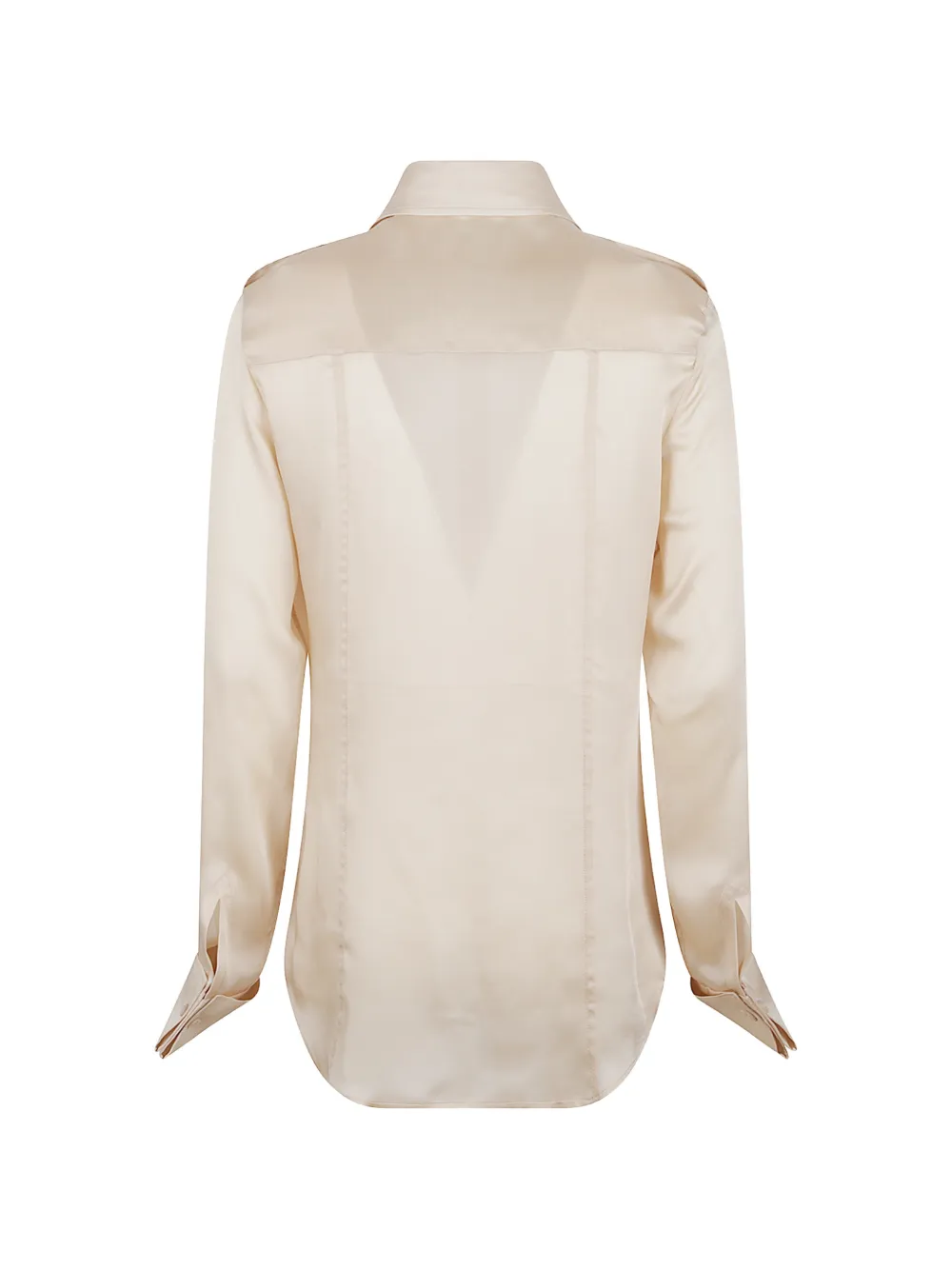 Balmain epaulette-detail buttoned shirt Beige