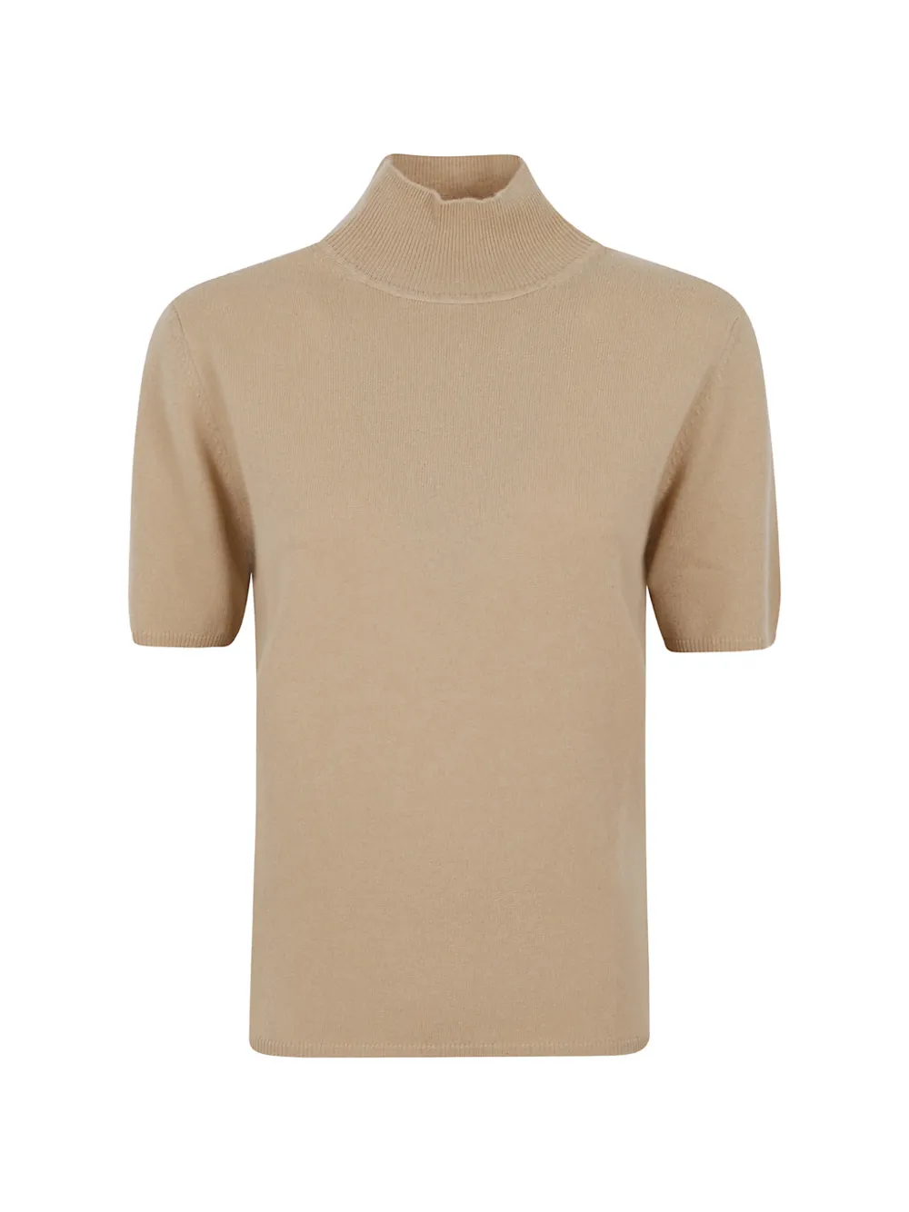Allude short-sleeve high-neck T-shirt