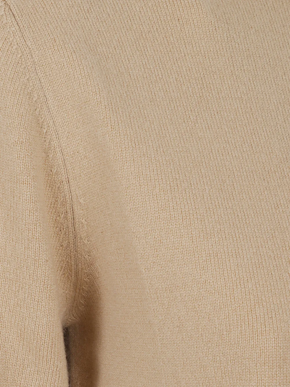 Allude short-sleeve high-neck T-shirt Beige