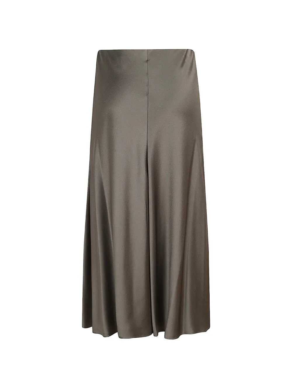 Brunello Cucinelli satin-finish maxi skirt Groen