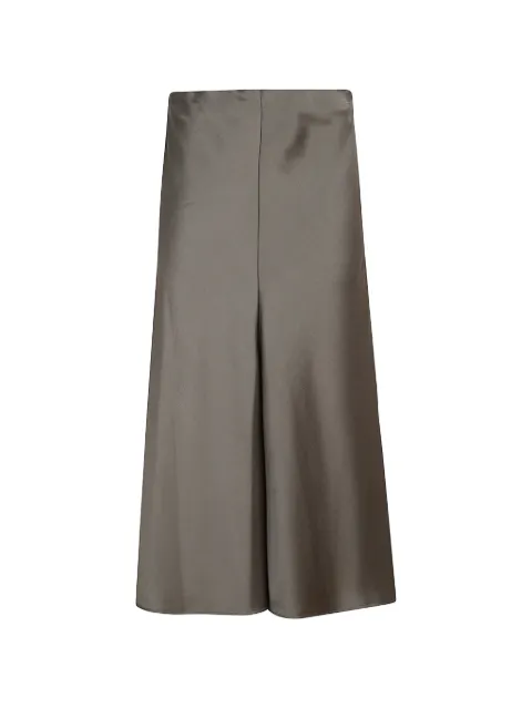 Brunello Cucinelli satin-finish maxi skirt