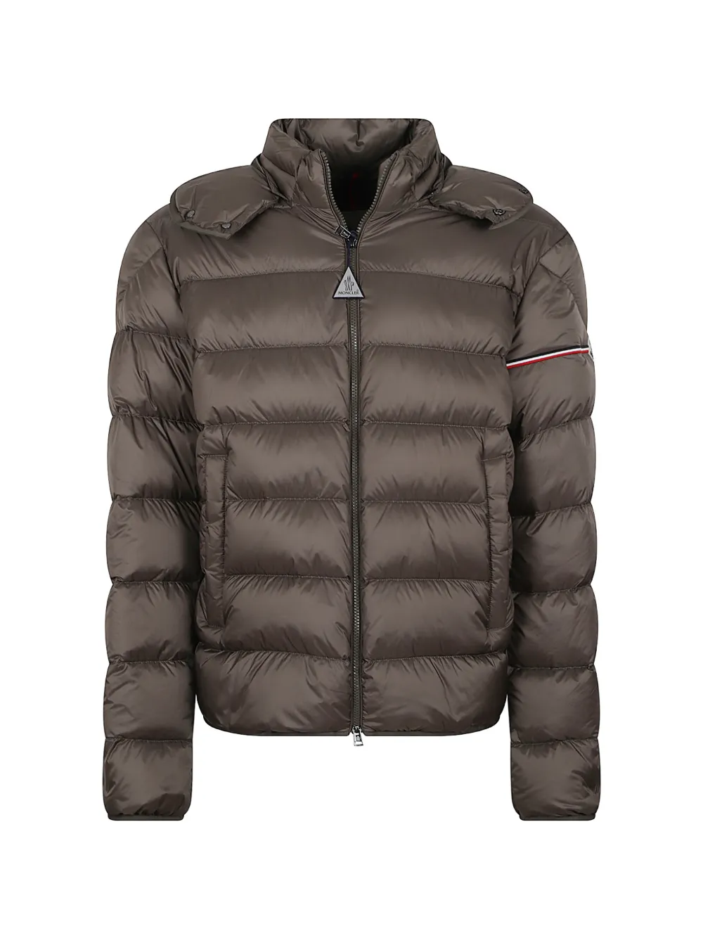Moncler Ravenlock hooded short down jacket Bruin