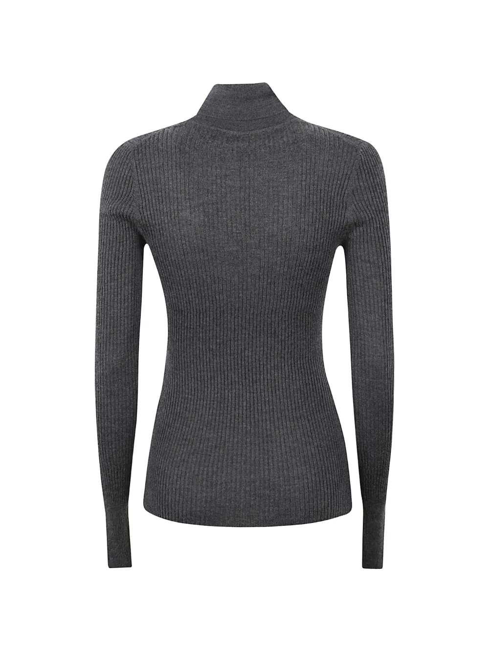 Gabriela Hearst ribbed-knit roll-neck sweater Grijs