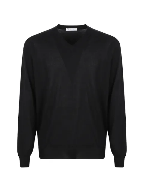Cruciani suéter con cuello en V