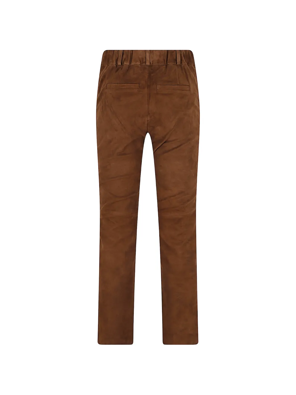 Arma Jen suede slim-fit trousers Bruin