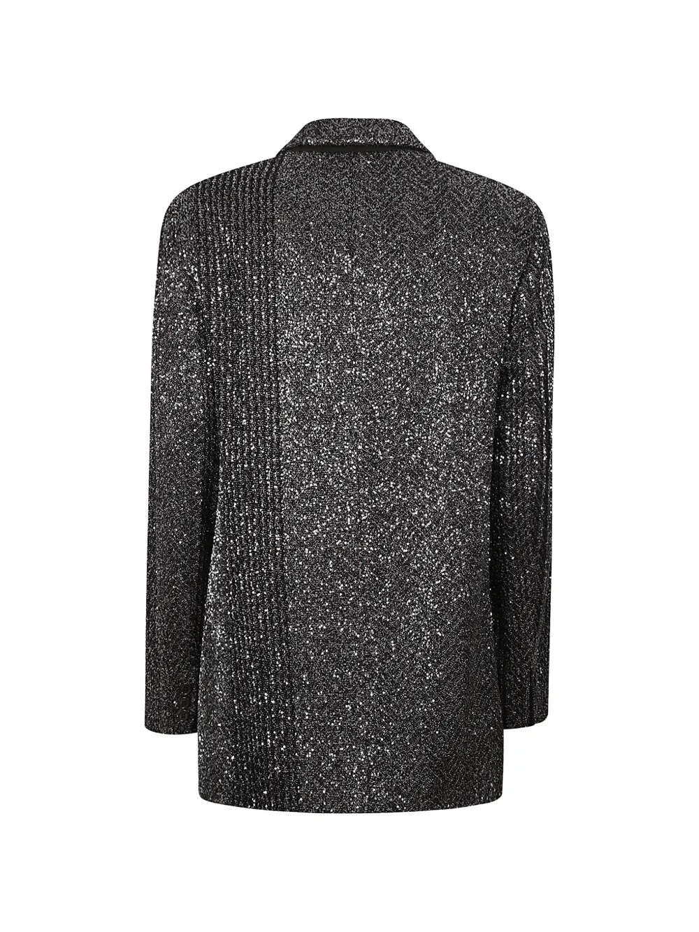 Missoni sequin-embellished double-breasted jacket Grijs