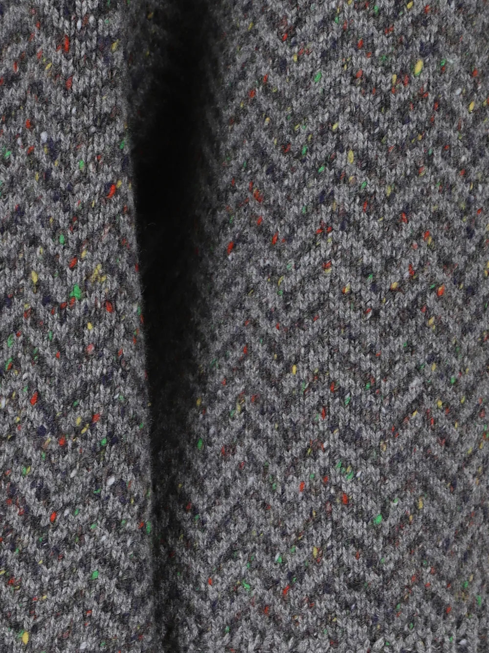 Gabriela Hearst Courtney herringbone-knit roll-neck sweater Grijs