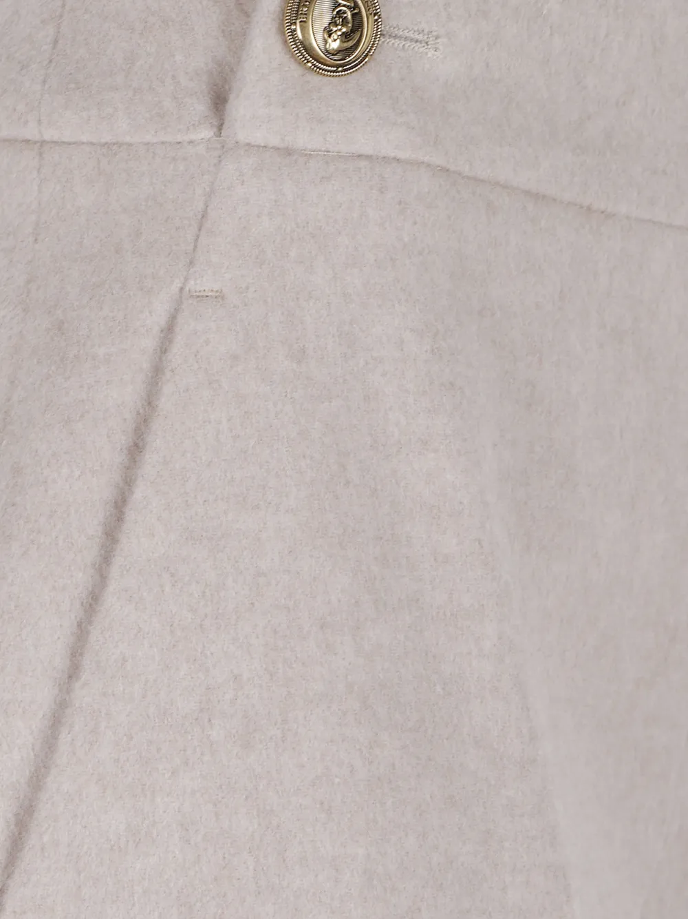 Ermanno Scervino button-detail wide-leg tailored trousers Bruin