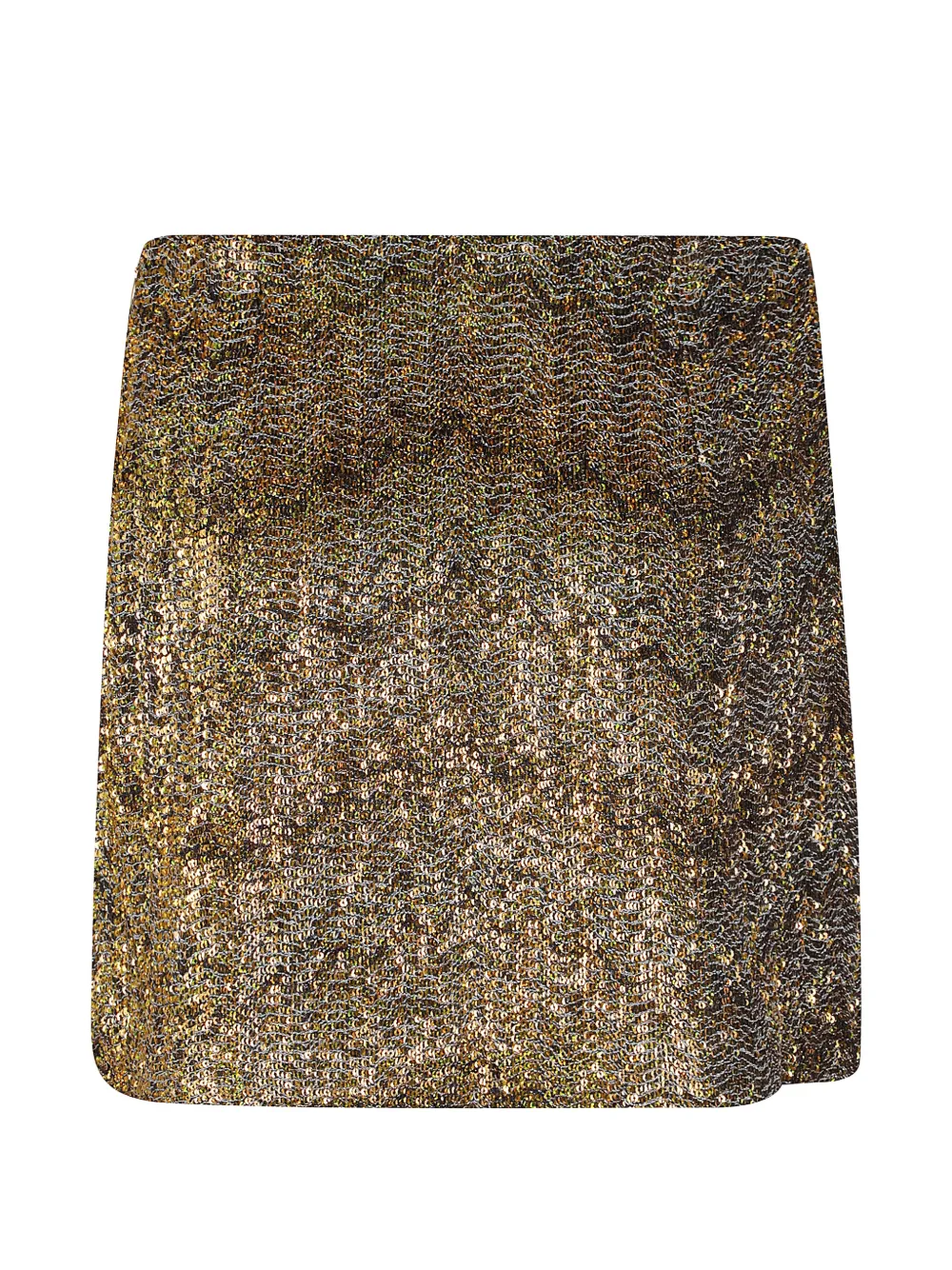 Missoni textured mini skirt with sequins - Gold