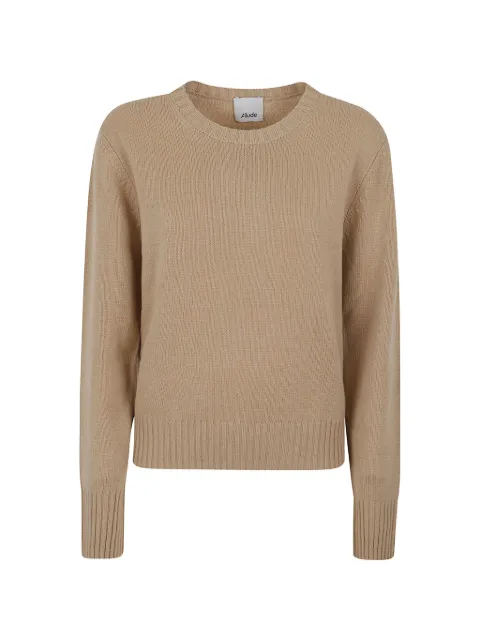 Allude suéter con ribete de canalé