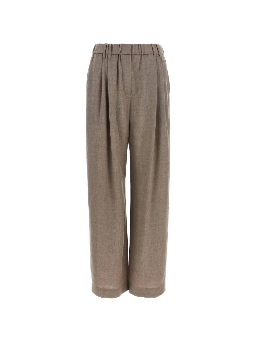 Brunello Cucinelli pleated wide-leg trousers - Neutrals