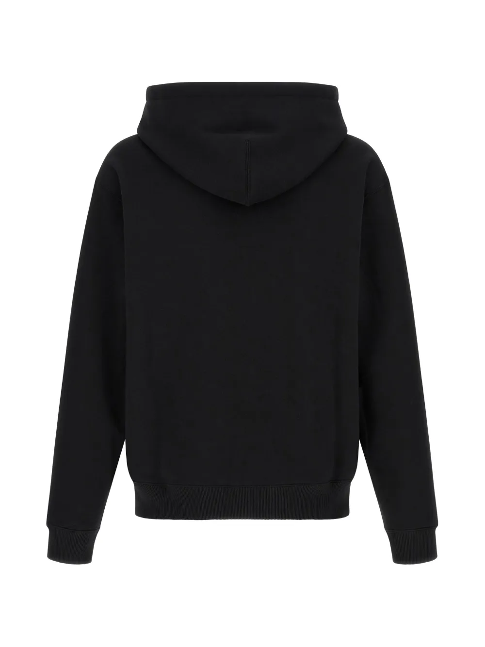 Jil Sander Hoodie met logoprint en trekkoord Zwart