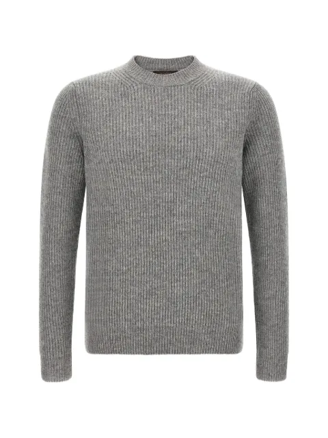 Zanone ribbed-knit crew-neck sweater