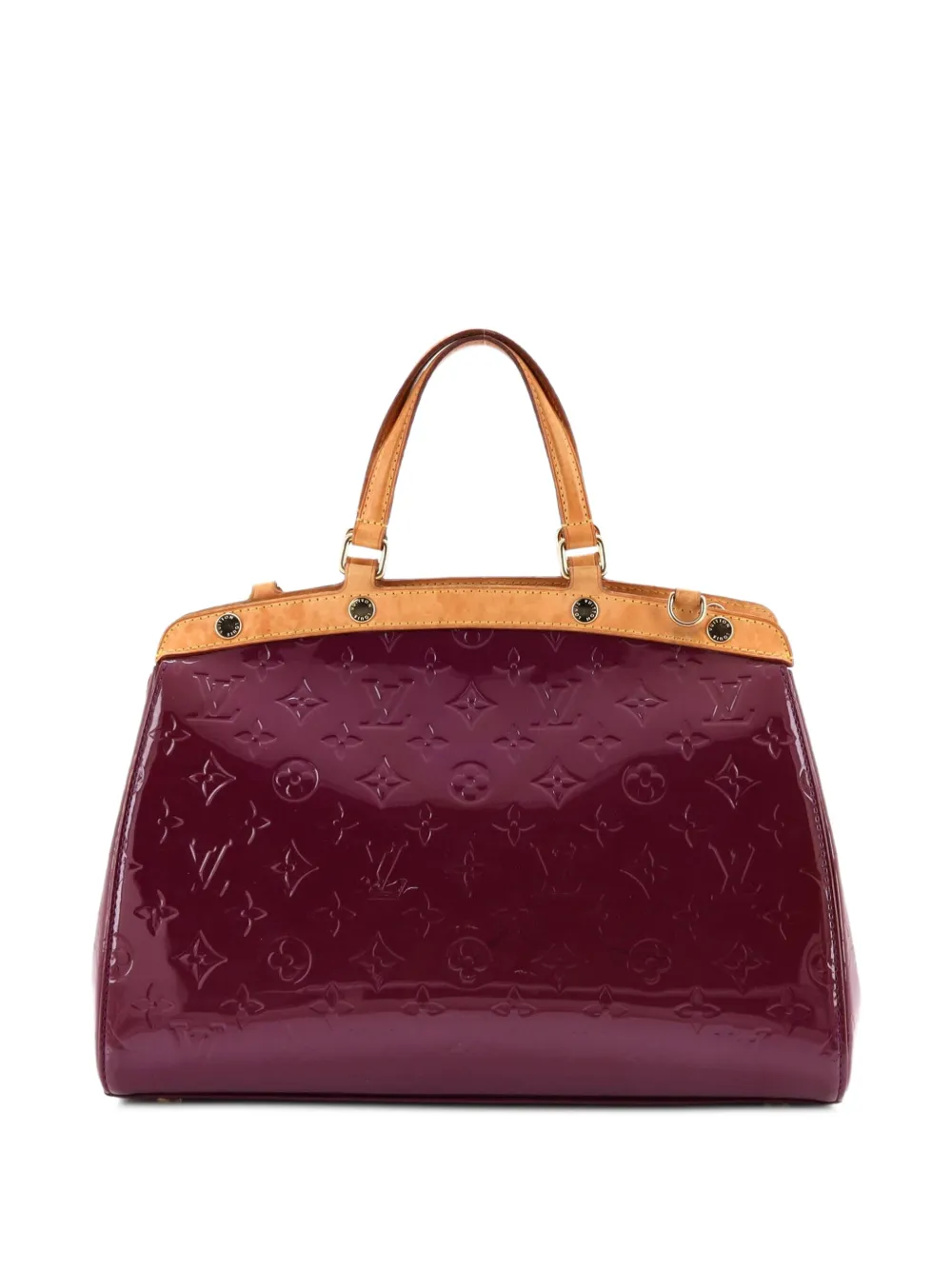 Louis Vuitton Pre-Owned Brea Handbag Monogram Vernis MM satchel - Purple