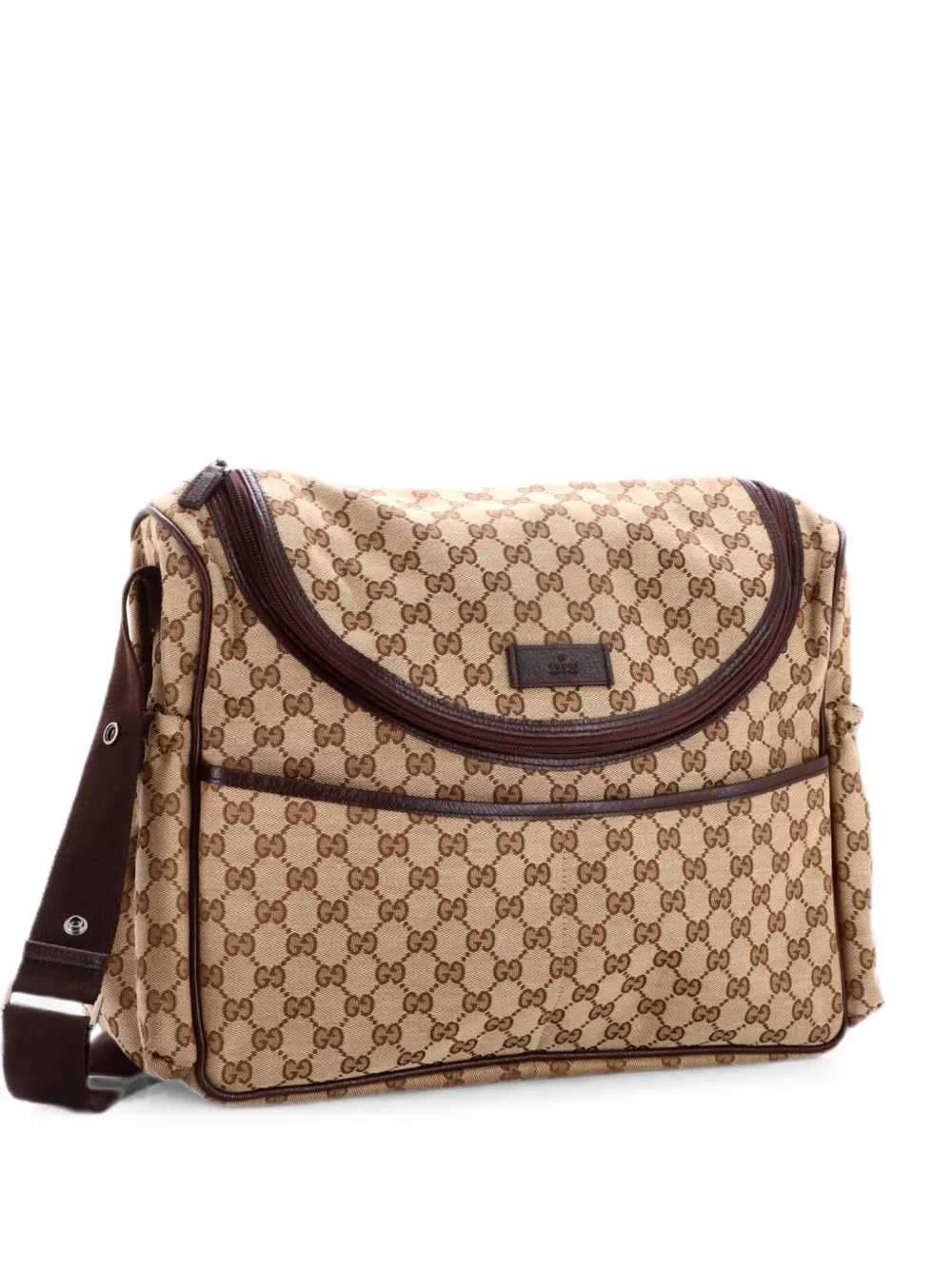 Gucci Pre-Owned Diaper GG Canvas-Umhängetasche - Braun