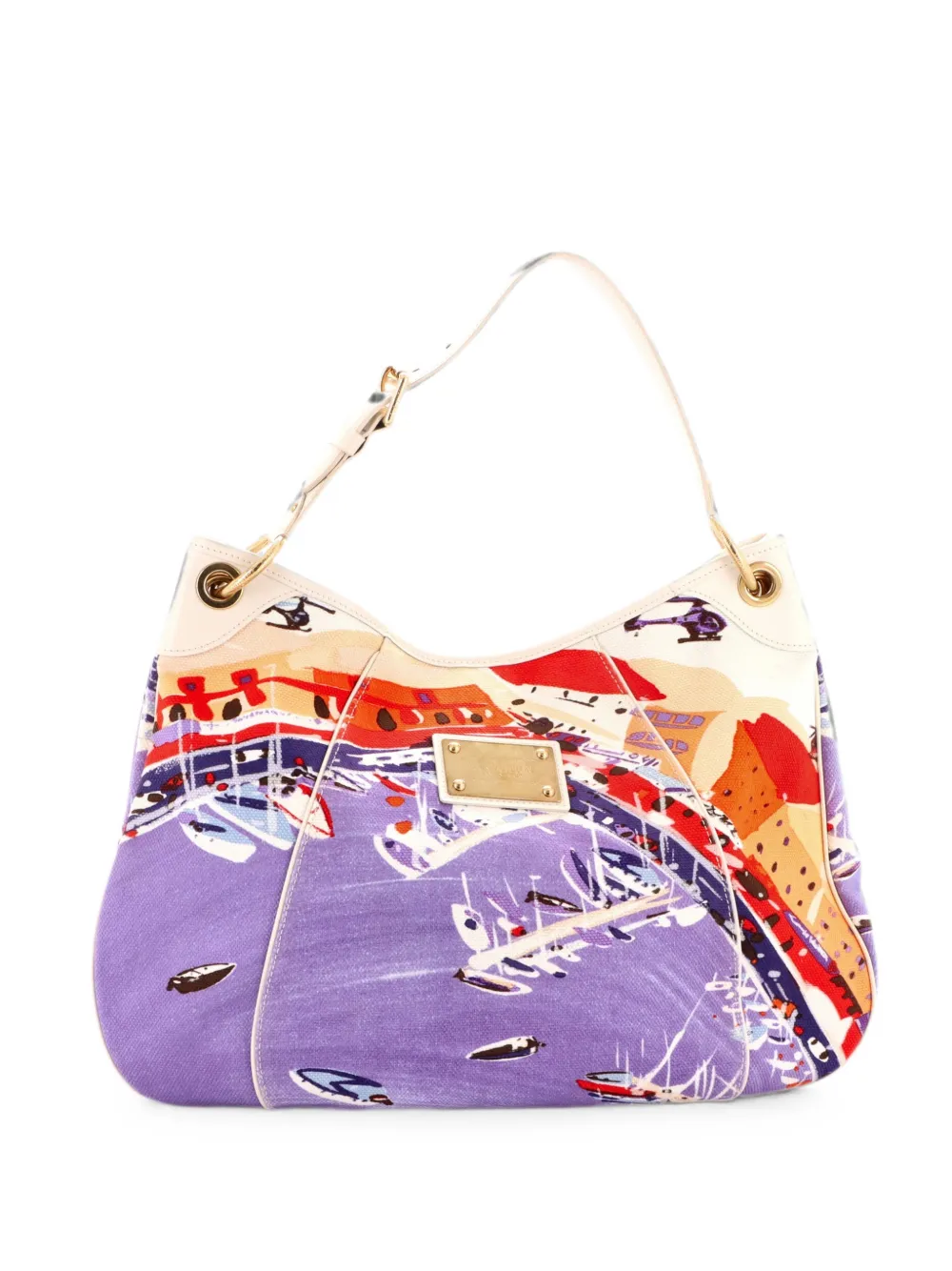 Louis Vuitton Pre-Owned Borsa passepartout Galliera GM in tela Riviera Cruise - Multicolore