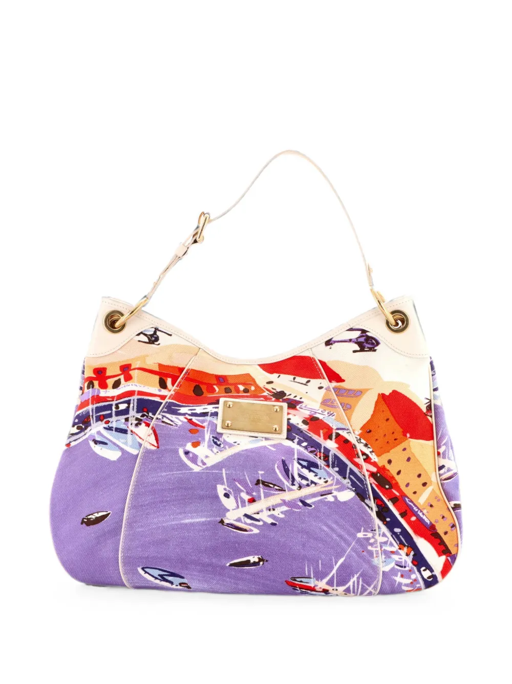 Louis Vuitton Pre-Owned Borsa passepartout Galliera GM in tela Riviera Cruise - Multicolore