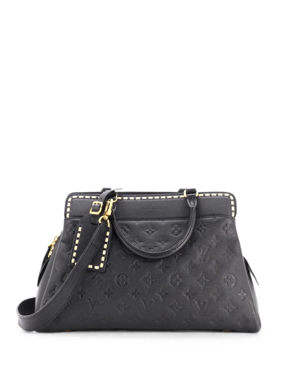 Louis Vuitton Pre-Owned Vosges Handbag Whipstitch Monogram Empreinte Leather MM satchel - Black