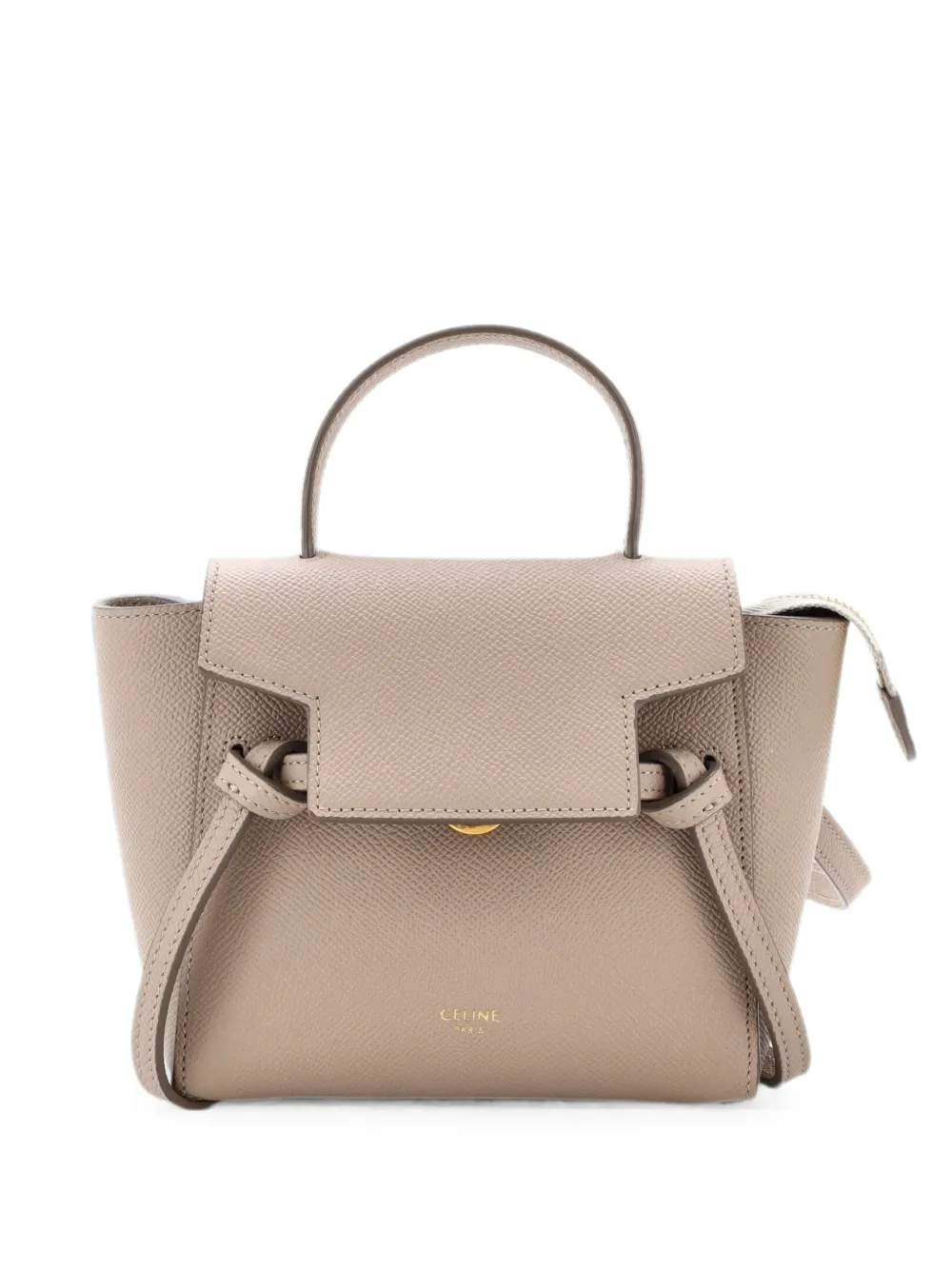Celine Pre-Owned Belt Bag Textured Leather Pico shoulder bag - Neutrals