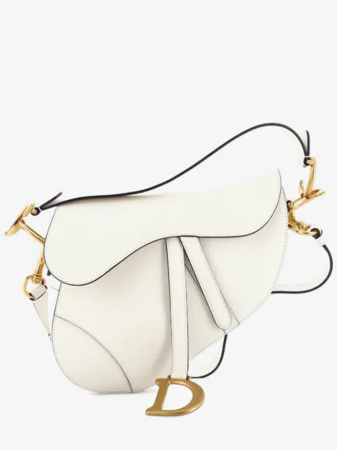 Christian Dior Pre-Owned Mittelgroße Saddle Handtasche aus Leder