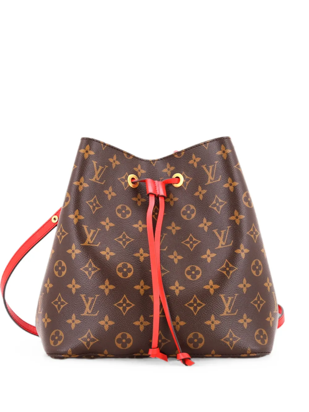 Louis Vuitton Pre-Owned Borsa a secchiello NeoNoe MM in pelle e tela con monogramma - Marrone