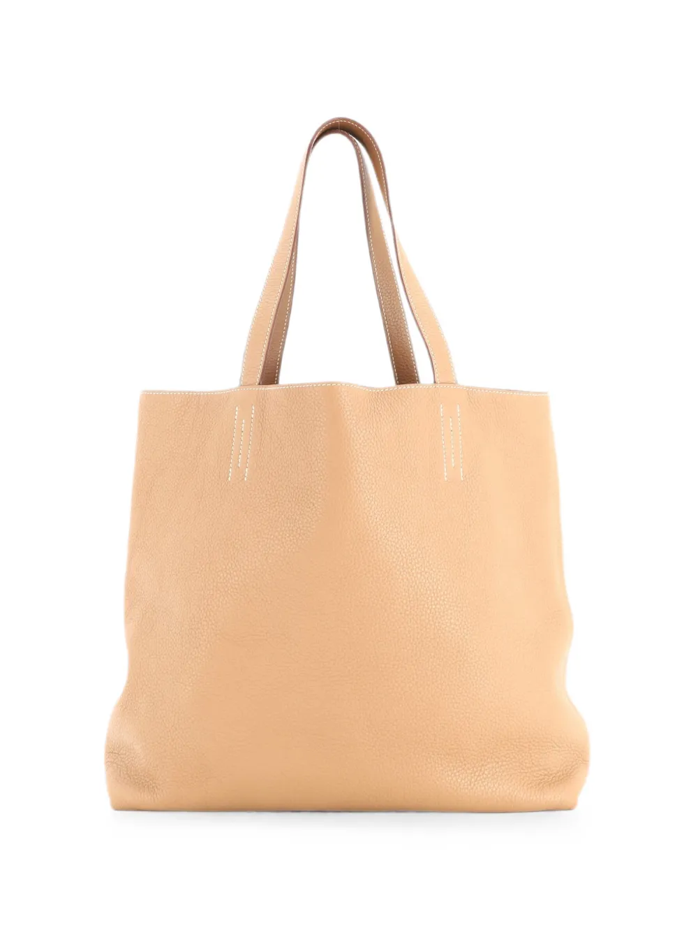 Hermès Pre-Owned Double Sens Clemence 45 Tote Bag - Braun