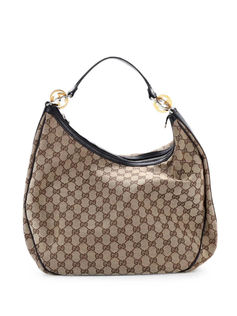 Gucci Pre-Owned Borsa passepartout Twins grande in tela GG - Nero