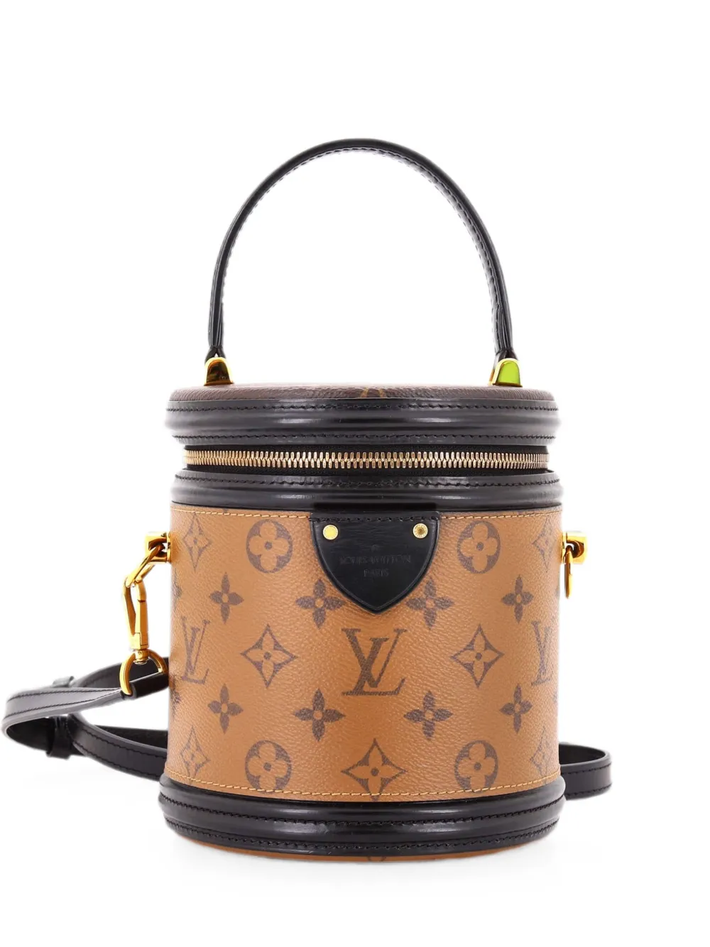 Louis Vuitton Pre-Owned Cannes Satchel-Tasche aus Canvas mit Reverse Monogramm - Braun