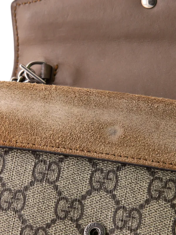Gucci Pre-Owned Dionysus Bag GG Coated Canvas Super Mini Crossbody
