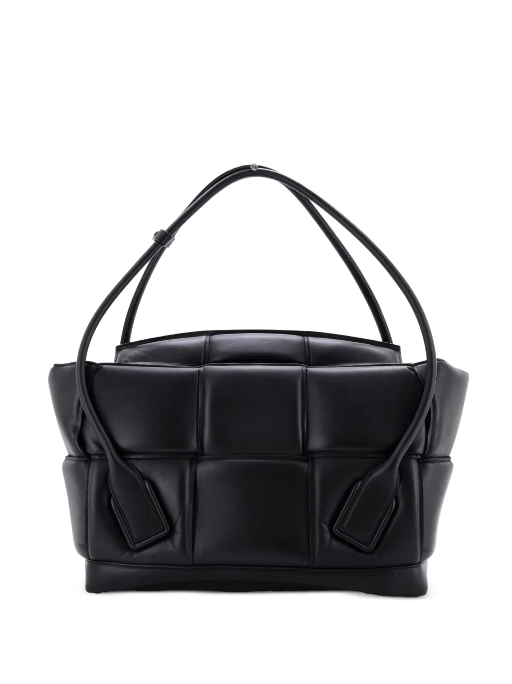 Bottega Veneta Pre-Owned Arco Bag Padded Maxi Intrecciato Leather Large tote bag - Black