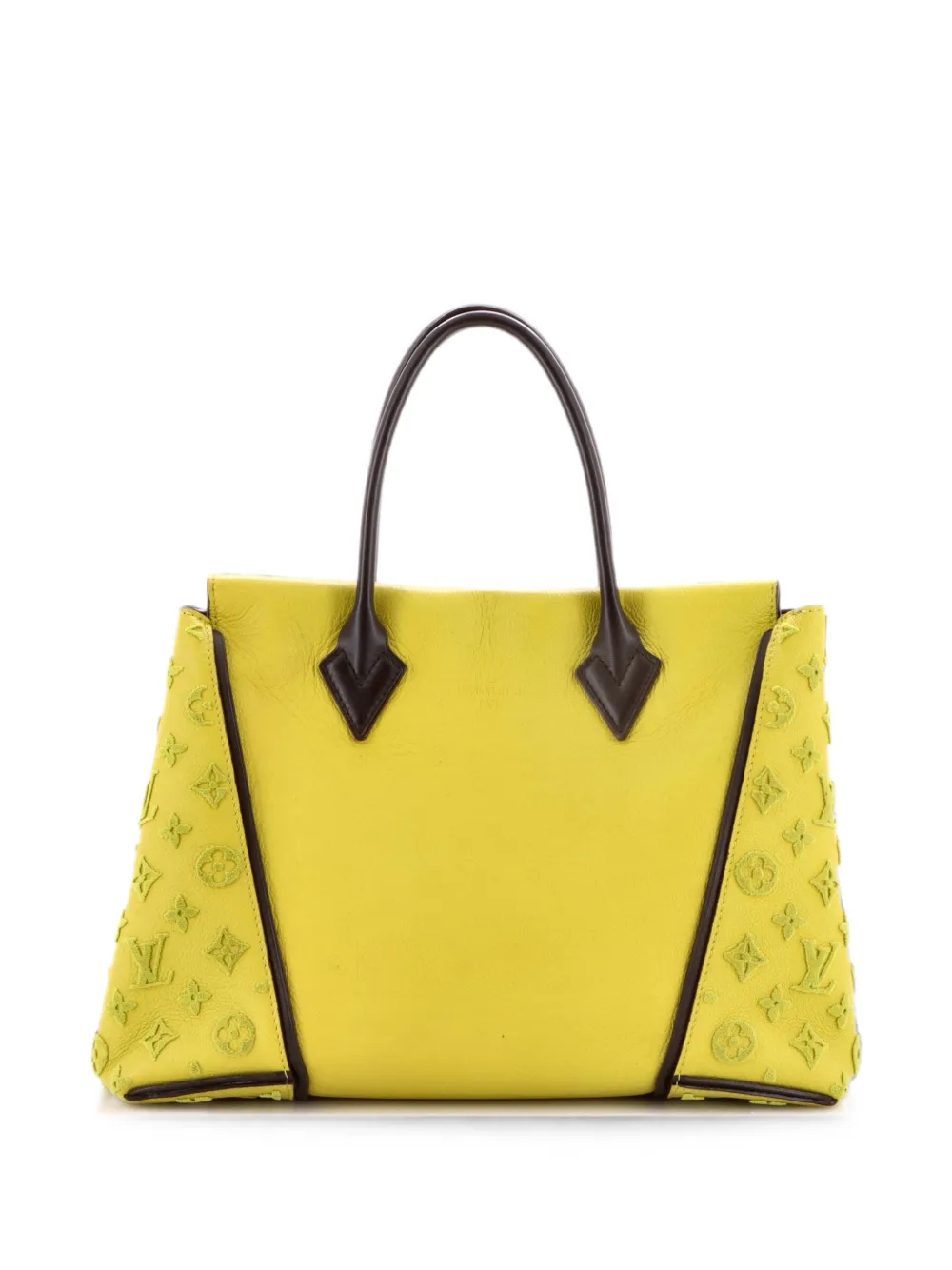 Louis Vuitton Pre-Owned W Veau Cachemire Calfskin PM tote bag - Yellow