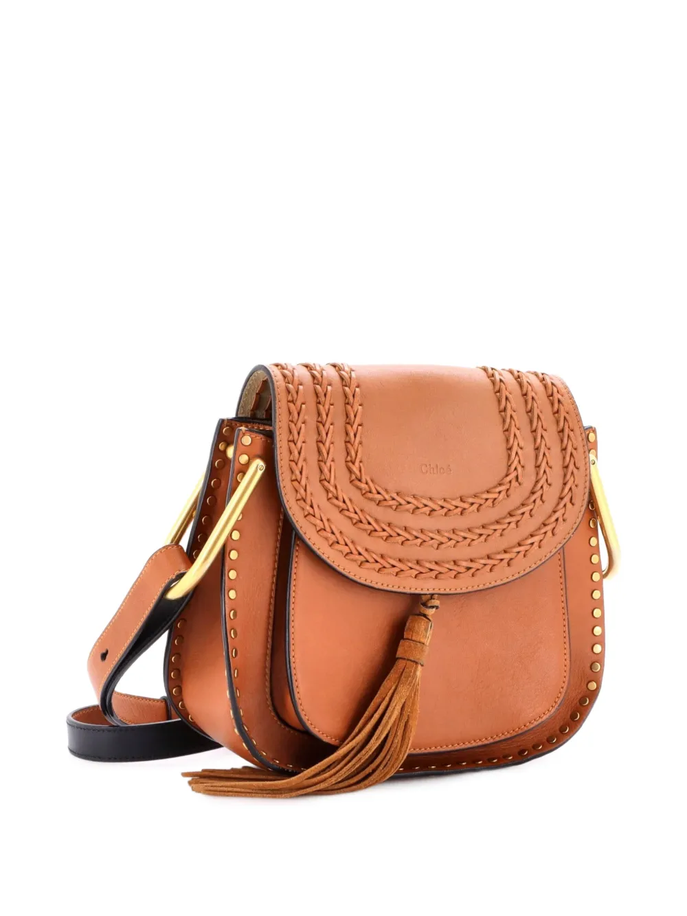 Chloé Pre-Owned ハドソン ウィップステッチ レザー スモール 