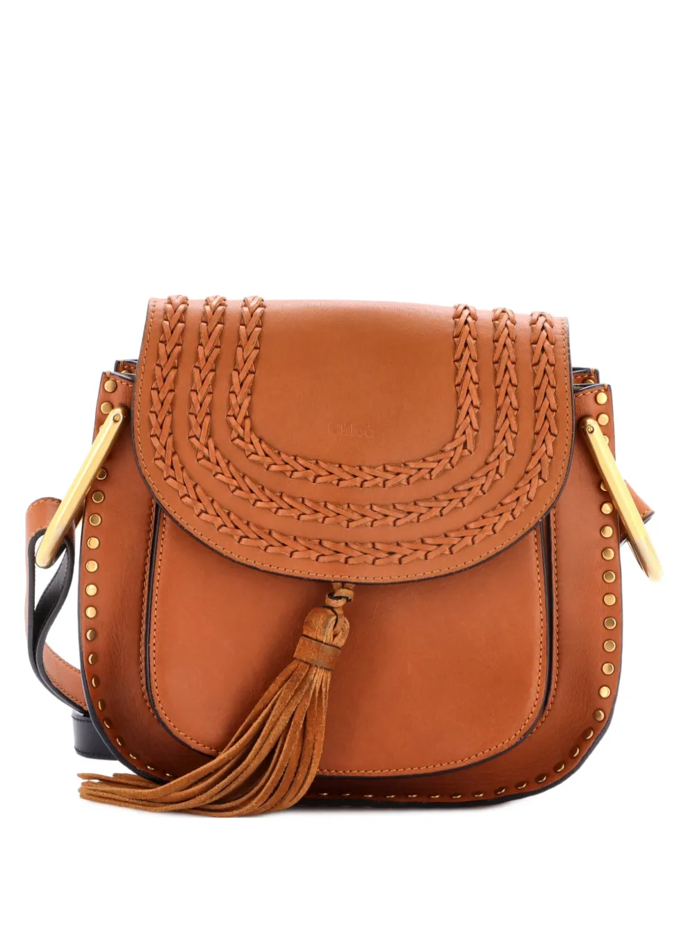 Chloé Pre-Owned Mittelgroße Hudson Whipstitch Umhängetasche - Braun